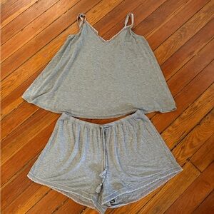 Stars Above Women's Gray Pajama Set